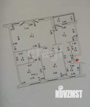 3-к квартира, вторичка, 101м2, 3/5 этаж