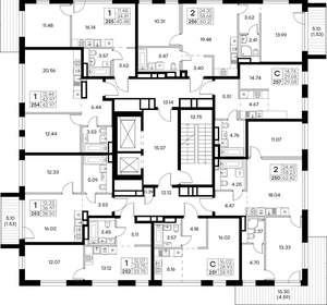1-к квартира, вторичка, 43м2, 7/8 этаж