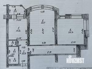 2-к квартира, вторичка, 101м2, 5/6 этаж