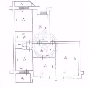 4-к квартира, вторичка, 126м2, 4/9 этаж