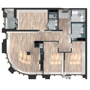 3-к квартира, вторичка, 101м2, 3/23 этаж