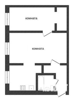 2-к квартира, вторичка, 42м2, 2/3 этаж