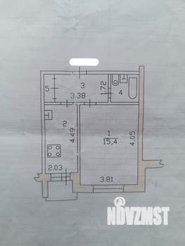 1-к квартира, вторичка, 33м2, 7/9 этаж