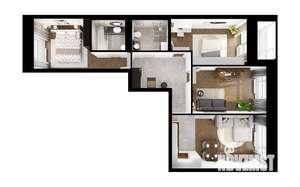 3-к квартира, вторичка, 80м2, 4/26 этаж