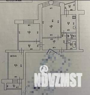 3-к квартира, вторичка, 72м2, 2/10 этаж