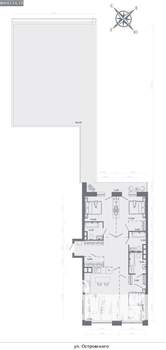 3-к квартира, строящийся дом, 154м2, 7/8 этаж