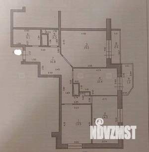 3-к квартира, вторичка, 83м2, 2/19 этаж