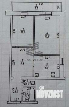 2-к квартира, вторичка, 52м2, 4/10 этаж