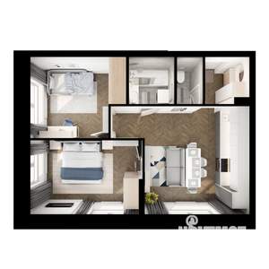 2-к квартира, вторичка, 50м2, 2/17 этаж