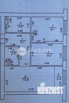 2-к квартира, вторичка, 50м2, 5/25 этаж