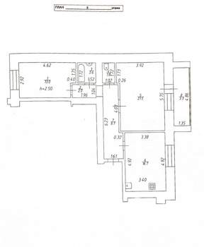 2-к квартира, вторичка, 70м2, 5/9 этаж