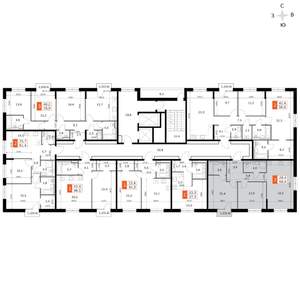 3-к квартира, вторичка, 68м2, 4/14 этаж