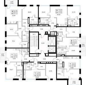3-к квартира, вторичка, 87м2, 5/8 этаж