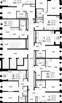 2-к квартира, вторичка, 49м2, 3/20 этаж