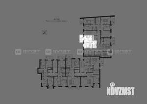 1-к квартира, строящийся дом, 46м2, 3/4 этаж