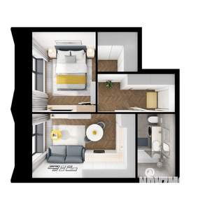 1-к квартира, вторичка, 35м2, 2/10 этаж