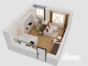 1-к квартира, вторичка, 31м2, 8/15 этаж