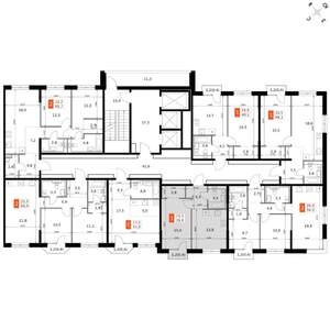 1-к квартира, вторичка, 40м2, 6/20 этаж