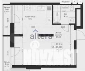 1-к квартира, вторичка, 37м2, 9/12 этаж
