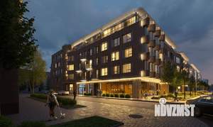 1-к квартира, строящийся дом, 47м2, 3/5 этаж
