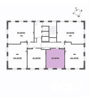 2-к квартира, вторичка, 48м2, 14/14 этаж