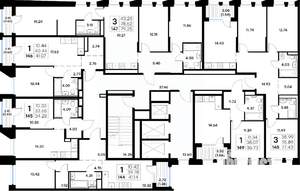 1-к квартира, строящийся дом, 37м2, 10/20 этаж