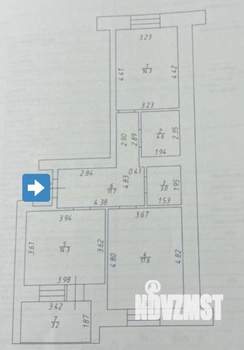 3-к квартира, вторичка, 66м2, 7/10 этаж