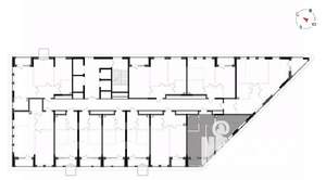 2-к квартира, вторичка, 49м2, 10/23 этаж