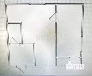 2-к квартира, вторичка, 45м2, 6/6 этаж