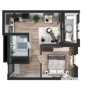 1-к квартира, вторичка, 37м2, 13/23 этаж
