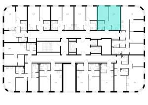 1-к квартира, вторичка, 34м2, 6/24 этаж
