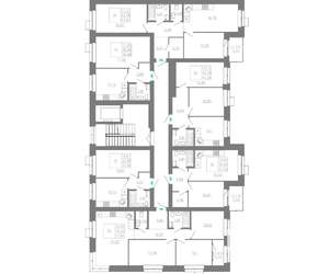 2-к квартира, вторичка, 64м2, 6/10 этаж