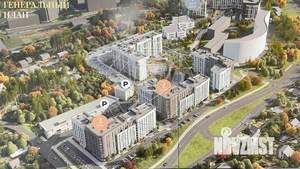 2-к квартира, строящийся дом, 55м2, 4/8 этаж