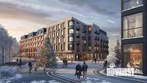 2-к квартира, строящийся дом, 61м2, 2/5 этаж