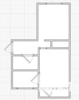 2-к квартира, вторичка, 46м2, 4/6 этаж