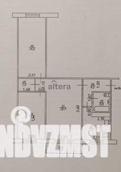 3-к квартира, вторичка, 60м2, 3/5 этаж