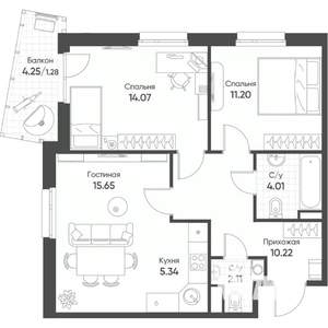 Фото квартиры на продажу (1)