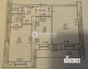 2-к квартира, вторичка, 50м2, 2/9 этаж