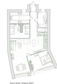 3-к квартира, вторичка, 81м2, 22/37 этаж