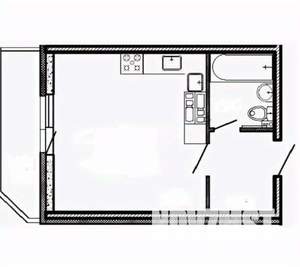 Студия квартира, вторичка, 29м2, 10/26 этаж