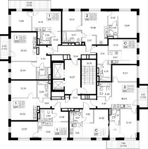 1-к квартира, вторичка, 37м2, 4/8 этаж