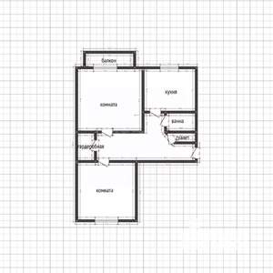 2-к квартира, вторичка, 44м2, 4/5 этаж