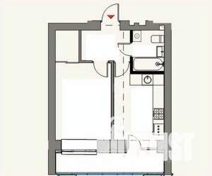 1-к квартира, вторичка, 35м2, 9/10 этаж