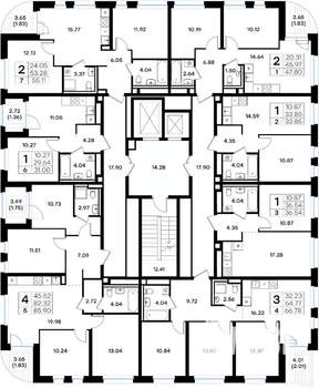 3-к квартира, вторичка, 67м2, 2/10 этаж
