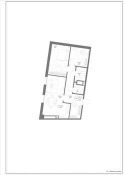 3-к квартира, строящийся дом, 75м2, 4/4 этаж