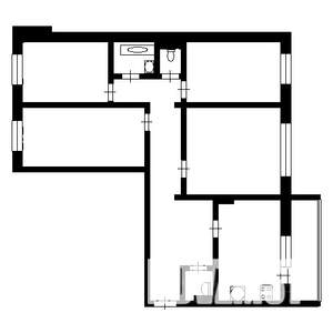 4-к квартира, вторичка, 84м2, 8/10 этаж