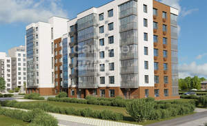 1-к квартира, строящийся дом, 33м2, 5/7 этаж