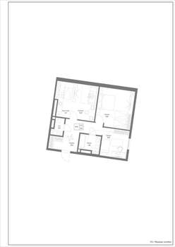3-к квартира, строящийся дом, 73м2, 4/4 этаж