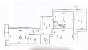 2-к квартира, вторичка, 51м2, 5/10 этаж