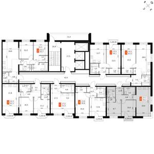2-к квартира, вторичка, 56м2, 5/20 этаж